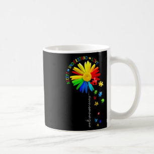 Autismus Bewusstsein Sonnenblumen Akzeptanz verste Kaffeetasse