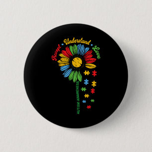 Autismus Bewusstsein Sonnenblumen Autismus Autismu Button