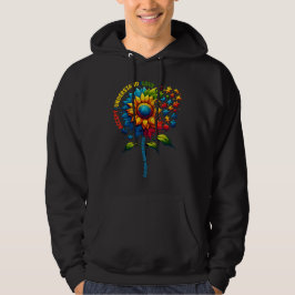 Autismus Bewusstsein Sonnenblumen Hoodie