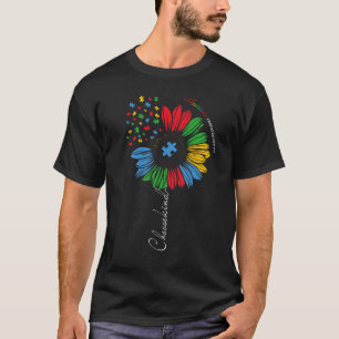 Autismus Bewusstsein Sonnenblumen Kinder wählen Ki T-Shirt
