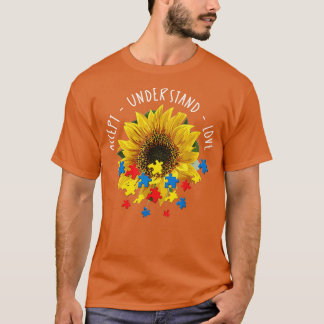 Autismus Bewusstsein Sonnenblumen Lover Geschenk T-Shirt
