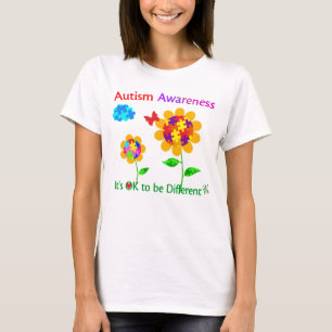 Autismus Bewusstsein Sonnenblumen T-Shirt