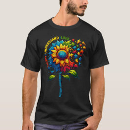 Autismus Bewusstsein Sonnenblumen T-Shirt