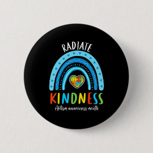 Autismus Bewusstsein Special Ed Teacher Radiate Ki Button