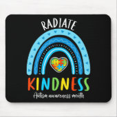 Autismus Bewusstsein Special Ed Teacher Radiate Ki Mousepad (Vorne)