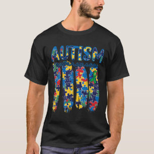Autismus Bewusstsein Spectrum Pinselstrich Puzzle T-Shirt