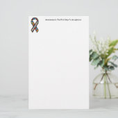 Autismus-Bewusstsein stationär Briefpapier (Stehend Vorderseite)