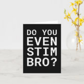 Autismus Bewusstsein, stim Bro Karte (Gelbe Blume)