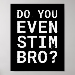 Autismus Bewusstsein, stim Bro Poster