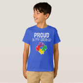Autismus Bewusstsein stolz auf meinen Bruder T-Shirt (Vorne ganz)