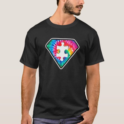 Autismus-Bewusstsein Superheld Autismus Mütter Spe T-Shirt (Vorderseite)