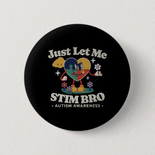 Autismus Bewusstsein Supportive Stimming Niedlich  Button