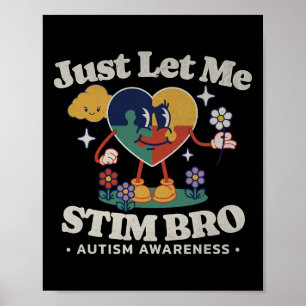 Autismus Bewusstsein Supportive Stimming Niedlich  Poster