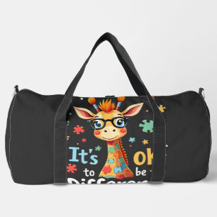 Autismus-Bewusstsein Süße Giraffe Tier Es ist okay Duffle Bag