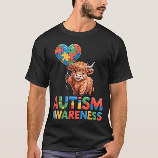Autismus-Bewusstsein T-Shirt (Vorderseite)