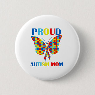 Autismus Bewusstsein Tag Autismus Mama Gift Proud Button