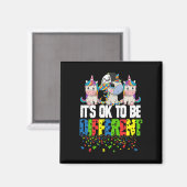 Autismus-Bewusstsein Tag Einhorn Geschenk Magnet (Vorderseite/Rückseite)