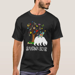 Autismus Bewusstsein Tag Oma Bären Unterstützung A T-Shirt