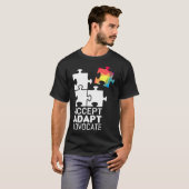 Autismus Bewusstsein Tag Puzzle Stück Inspiration T-Shirt (Vorne ganz)
