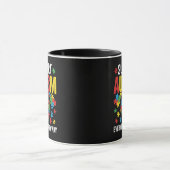 Autismus-Bewusstsein Tasse (Zentrum)