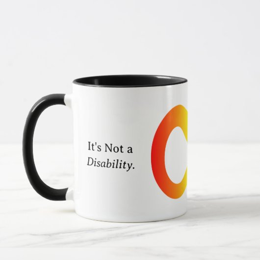 Autismus-Bewusstsein-Tasse Tasse (Links)