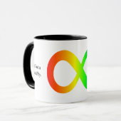 Autismus-Bewusstsein-Tasse Tasse (Vorderseite Links)