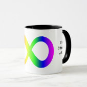 Autismus-Bewusstsein-Tasse Tasse (VorderseiteRechts)