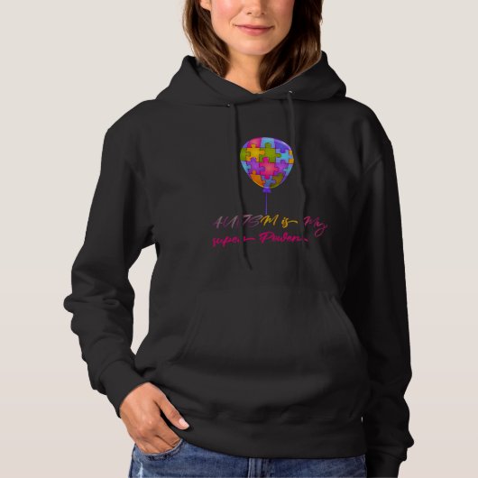Autismus Bewusstsein Teach Liebe Hoffnung Inspirie Hoodie (Vorderseite)