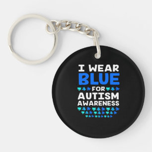 Autismus Bewusstsein trage ich Blau für Autismus S Schlüsselanhänger