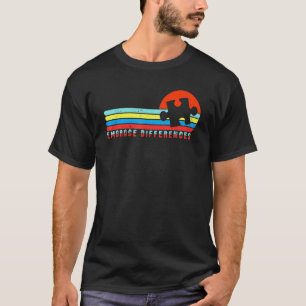 Autismus-Bewusstsein Umarme Unterschiede Puzzle-Te T-Shirt