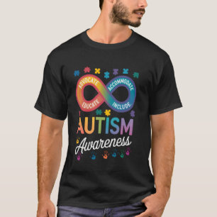 Autismus-Bewusstsein Unendlichkeitssymbol Neurodiv T-Shirt
