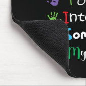 Autismus-Bewusstsein Unterstützen Sie Autismus-Kin Mousepad (Ecke)