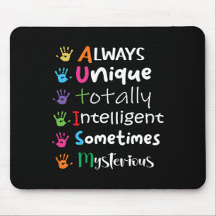 Autismus-Bewusstsein Unterstützen Sie Autismus-Kin Mousepad