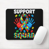 Autismus-Bewusstsein unterstützt Autismus-Squad-Fa Mousepad (Mit Mouse)