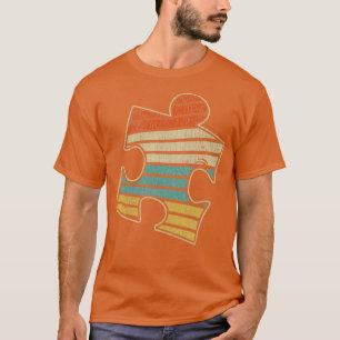Autismus-Bewusstsein Vintage 70er 80er Autistische T-Shirt