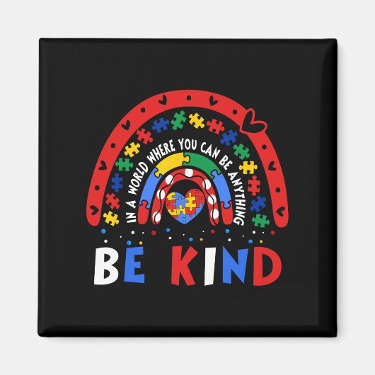 Autismus Bewusstsein, warum in der Lehrerin Boy Gi Magnet (Vorne)