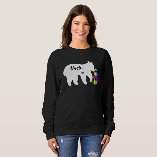 Autismus Bewusstsein, wenn ich jemanden mit Autism Sweatshirt (Vorne ganz)