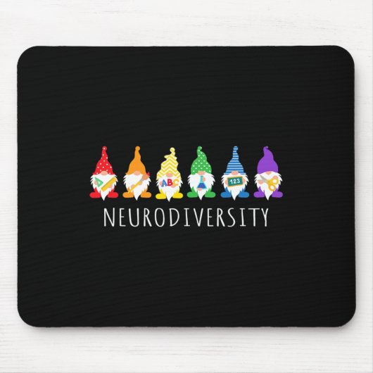 Autismus Bewusstsein wird Neurovielfalt Geschenke Mousepad (Vorne)