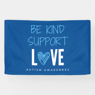 Autismus Bewusstsein zu unterstützen Liebe Banner- Banner