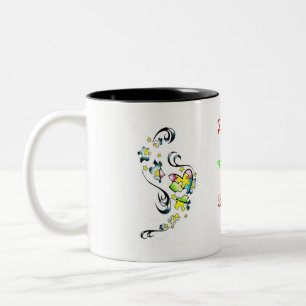 Autismus-Bewusstsein Zweifarbige Tasse