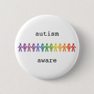 Autismus-Bewusstseins-Abzeichen Button