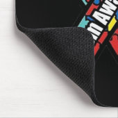 Autismus-Bewusstseins-Band Mousepad (Ecke)