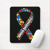 Autismus-Bewusstseins-Band Mousepad (Mit Mouse)