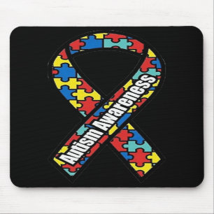 Autismus-Bewusstseins-Band Mousepad