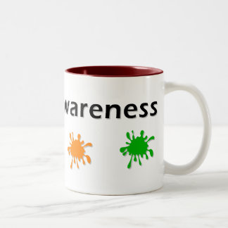 Autismus-Bewusstseins-Farben-Tasse Zweifarbige Tasse