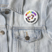 Autismus-Bewusstseins-Knopf Button (Beispiel)