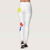 Autismus-Bewusstseins-Leggings Leggings (Rückseite)