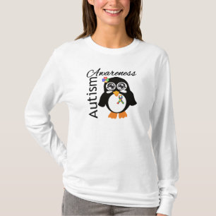 Autismus-Bewusstseins-Pinguin T-Shirt