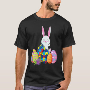 Autismus-Bewusstseins-Puzzle-Osterhasen-Eier T-Shirt
