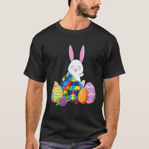 Autismus-Bewusstseins-Puzzle-Osterhasen-Eier T-Shirt